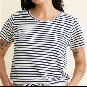 Jungmaven Striped T Shirt Size M.
